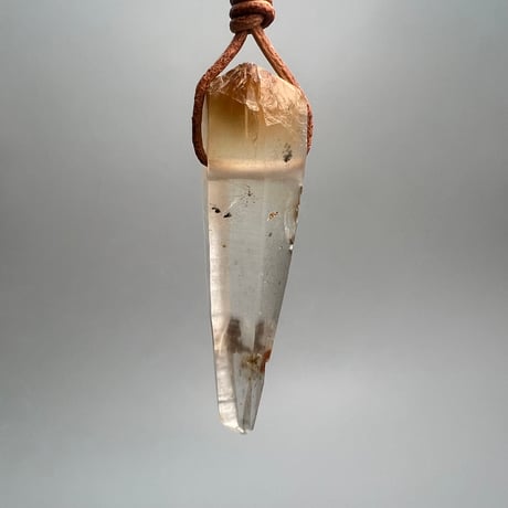 【ガネッシュヒマール産】天然ヒマラヤ水晶ペンダントトップ⑦/Ganesh Himal Natural Pendant Top