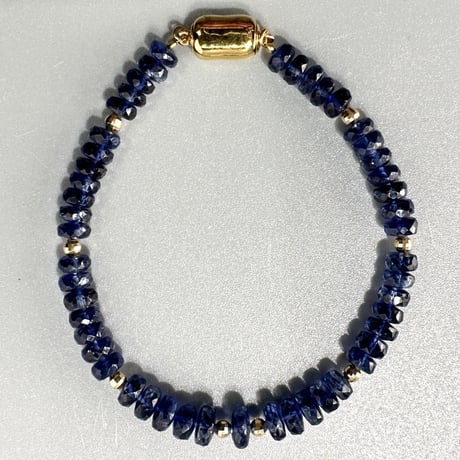 ネパール産ヒマラヤカイヤナイト ブレスレット2️⃣ NEPAL Himalayan Kyanite Bracelet