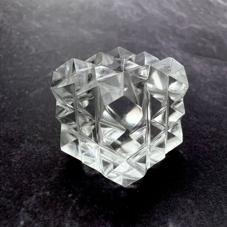【マニハール産】 天然ヒマラヤ水晶"ピラミッドキューブ"⑦/Manihar Himalayan Quartz "Pyramid Cube"