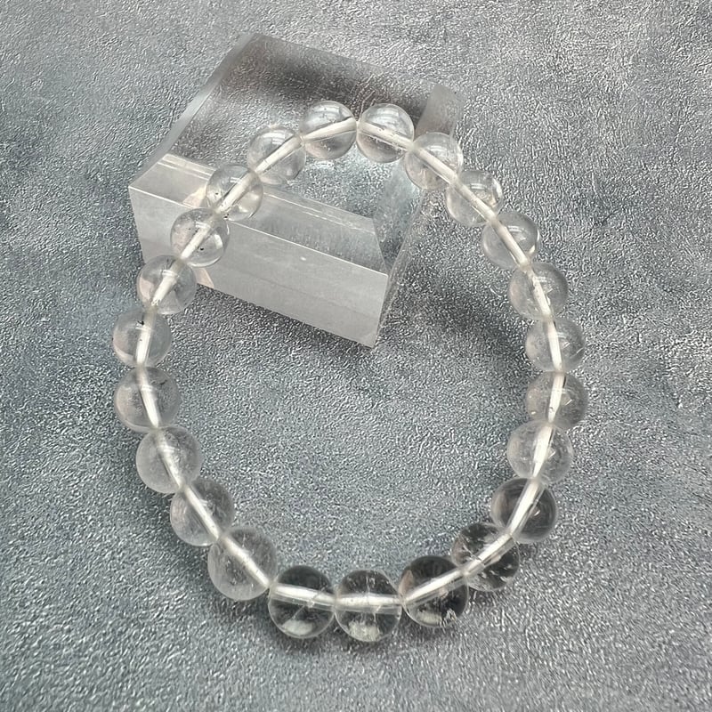 ガネッシュヒマール産】天然ヒマラヤ水晶ブレスレット7~8mm内径