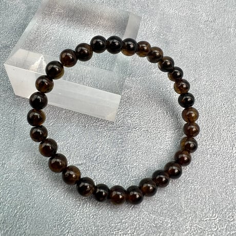 ネパール産🇳🇵ヒマラヤドラバイトトルマリン ブレスレット5.8mm内径15Nepal Himalayan dravite tourmaline Bracelet