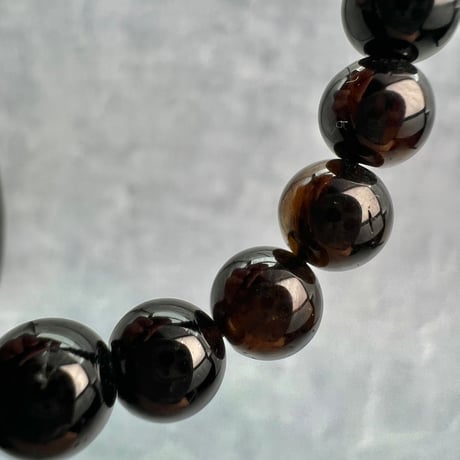 ネパール産🇳🇵ヒマラヤドラバイトトルマリン ブレスレット7mm内径16/Nepal Himalayan dravite tourmaline Bracelet