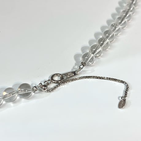 【ガネッシュヒマール産】天然ヒマラヤ水晶デザインネックレス/Ganesh Himal Himalayan Quartz Design Necklace