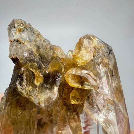 ハイクオリティ【ガネッシュヒマール産】リモナイトイン天然ヒマラヤ水晶/Ganesh Himal Limonite in Himalayan Quartz