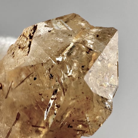 【ガネッシュヒマール産】リモナイト&バイオタイトイン天然ヒマラヤ水晶⑥/Ganesh Himal Limonite&Biotite in Himalayan Quartz