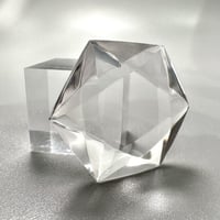 【ガネッシュヒマール産】天然ヒマラヤ水晶"ヘキサゴン六芒星"ルース⑨/Ganesh Himal Himalayan Quartz Hexagon×Hexagram Loose