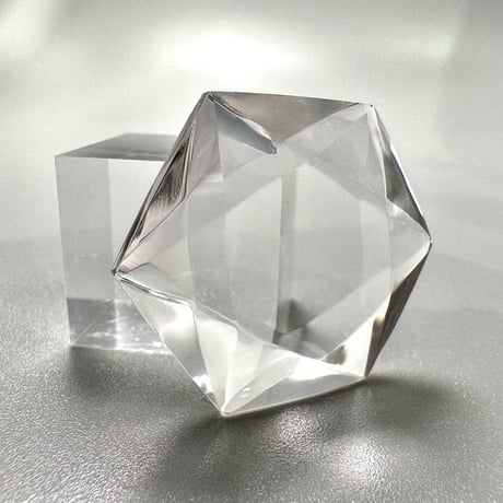 【ガネッシュヒマール産】天然ヒマラヤ水晶"ヘキサゴン六芒星"ルース⑨/Ganesh Himal Himalayan Quartz Hexagon×Hexagram Loose
