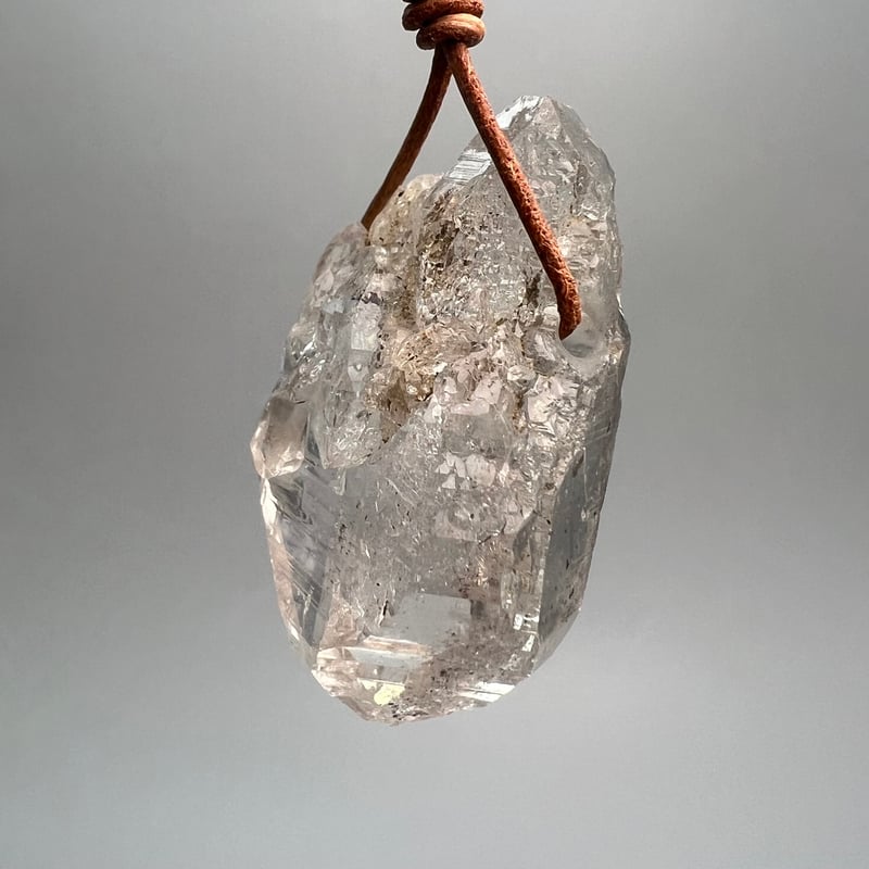 ガネッシュヒマール産】天然ヒマラヤ水晶ペンダントトップ⑩/Ganesh