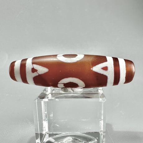 天珠 （めのう）/ カーネリアン ③ Dzi Beads Carnelian