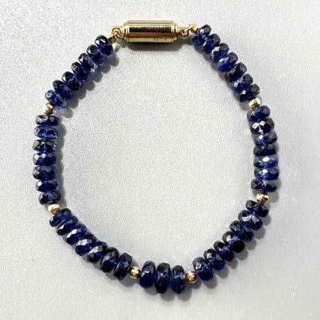 ネパール産ヒマラヤカイヤナイト ブレスレット1⃣ NEPAL Himalayan Kyanite Bracelet