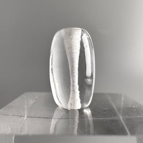 カイラス産"手磨き"天然ヒマラヤ水晶 バレルビーズ/Kailash Himalayan Quartz Barrel beads
