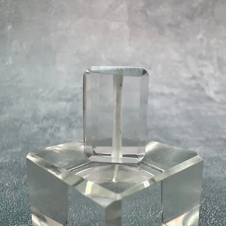 【ガネッシュヒマール産】天然ヒマラヤ水晶"手磨き加工"スクエアビーズ⑤/Ganesh Himal  Himalayan Quartz Square Beads