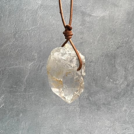 【ガネッシュヒマール産】天然ヒマラヤ水晶ペンダント③/GaneshHimal Natural Himalayan Quartz Pendant