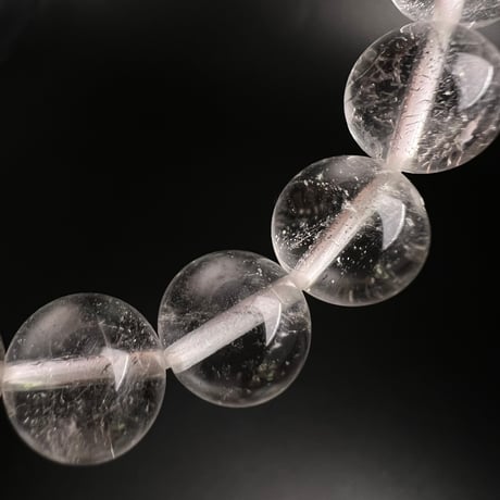 【アンナプルナ産】"手磨き加工"天然ヒマラヤ水晶ブレスレット③10mm内径17cm/Annapurna Himalayan Quartz  Bracelet