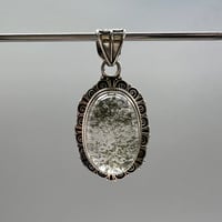 【ガネッシュヒマール産】クローライトイン天然ヒマラヤ水晶×シルバー925ペンダントトップ/Ganesh Himal Himalayan Quartz×Silver925Pendanttop