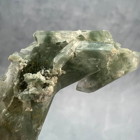 【マナスル産】クローライトイン天然ヒマラヤ水晶⑤/Manaslu Chlorite in Himalayan Quartz