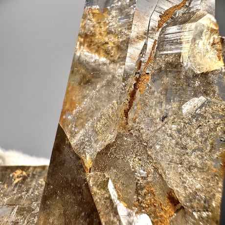 【ガネッシュヒマール産】リモナイトイン天然ヒマラヤ水晶⑫/Ganesh Himal Limonite in Himalayan Quartz