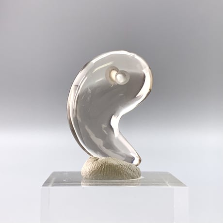 ガウリシャンカール産天然スモーキークォーツ"手磨き加工"勾玉ビーズ2️⃣/Gaurishankar Himalayan Smoky  Quartz Magatama