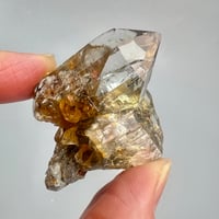 ハイクオリティ【ガネッシュヒマール産】リモナイトイン天然ヒマラヤ水晶/Ganesh Himal Limonite in Himalayan Quartz