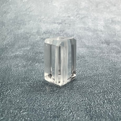 【ガネッシュヒマール産】天然ヒマラヤ水晶"手磨き加工"スクエアビーズ④/Ganesh Himal  Himalayan Quartz Square Beads