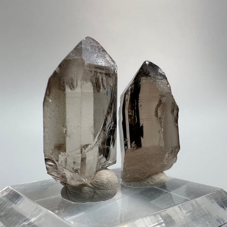 【ガウリシャンカール産】天然ヒマラヤスモーキークォーツポイントセット①/GauriShankar Himalayan Smoky Quartz Point Set
