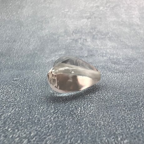 【ガウリシャンカール産】天然ヒマラヤスモーキークォーツ"手磨き加工"ハート型ビーズ③/Gaurishankar Himalayan Smoky Quartz Heart Beads