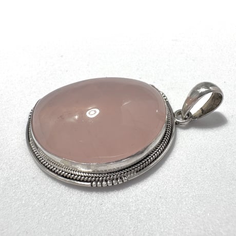 マダガスカル産ローズクォーツペンダントトップ4️⃣ (シルバー925)/Rosequartz Pendant Top