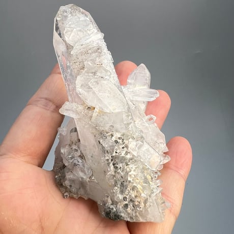 【マカルー産】天然ヒマラヤ水晶クラスター⑤/Makalu  Himalayan Quartz Cluster