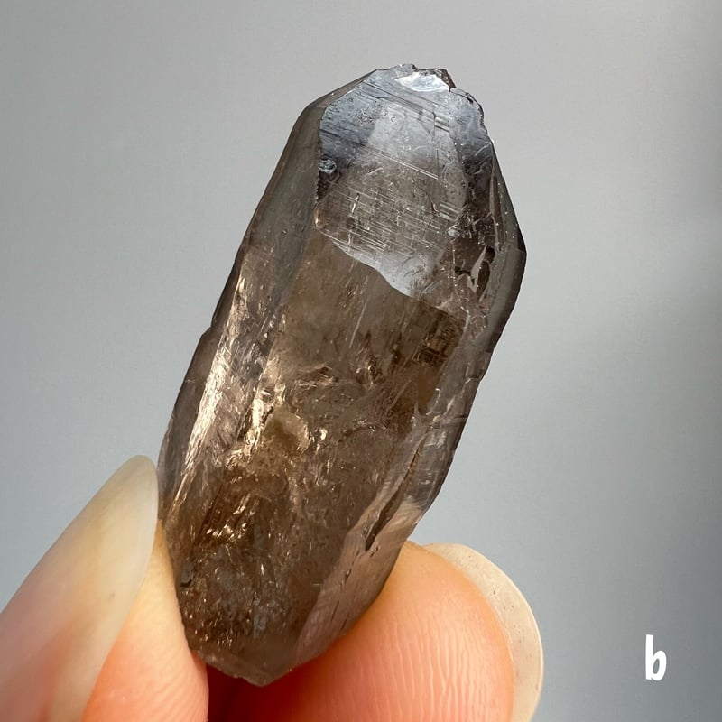 ガウリシャンカール産 スモーキークォーツ ダブルポイント