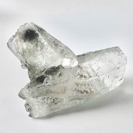 【マナスル産】クローライトイン天然ヒマラヤ水晶ポイント/Manaslu Chlorite in Himalayan Quartz Point