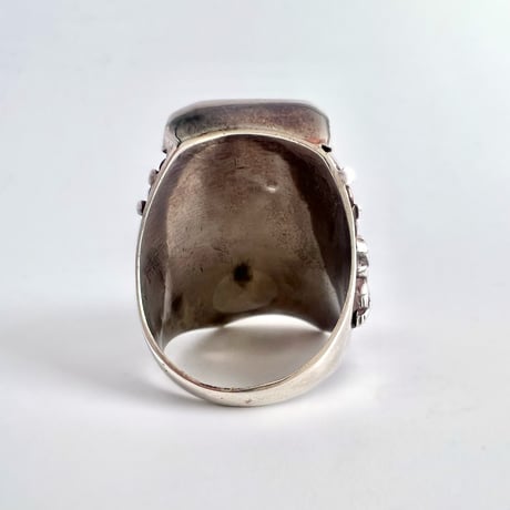 天然チベット産ターコイズSV925リング/Tibetan Turquoise SV925Ring