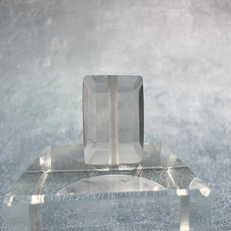 【ガウリシャンカール産】天然ヒマラヤスモーキークォーツ"手磨き加工"スクエアビーズ④/Gaurishankar Himalayan Smoky Quartz Square Beads