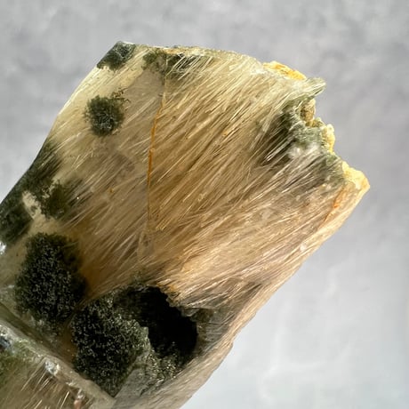 【ガネッシュヒマール産】クローライト&アクチノライトイン天然ヒマラヤ水晶/Ganesh Himal Chlorite&Actinorite in Himalayan Quartz