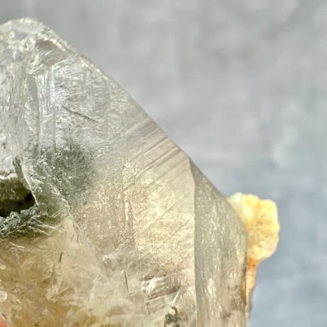 【ガネッシュヒマール産】アクチノライト&クローライトイン天然ヒマラヤ水晶/Ganesh Himal Actinorite&Chlorite in Himalayan Quartz