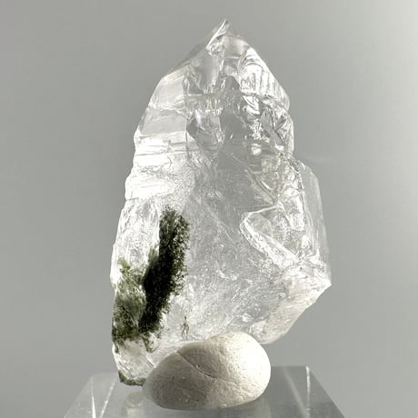 【ガネッシュヒマール産】クローライトイン天然ヒマラヤ水晶ミニポイント"RR" Ganesh Himal Chlorite in Himalayan Quartz Mini Point