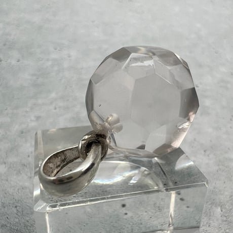 【ガネッシュヒマール産】天然ヒマラヤ水晶"手磨き加工"多面カットペンダントトップ/Ganesh Himal Himalayan Quartz Multicut Pendant Top