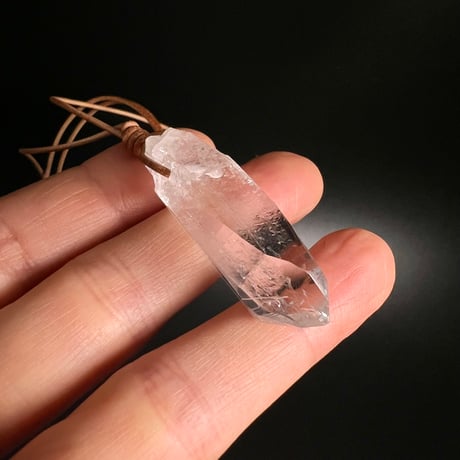 【アンナプルナ産】天然ヒマラヤ水晶ペンダント⑥/Annapurna Himalayan Quartz Pendant