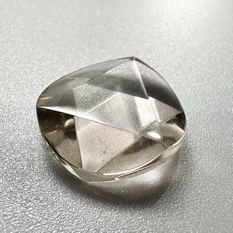 ガウリシャンカール産ヒマラヤスモーキークォーツ   "ヘキサゴン六芒星" ルース①  Gaurishankar Himalayan Smoky Quartz Hexagon×Hexagram
