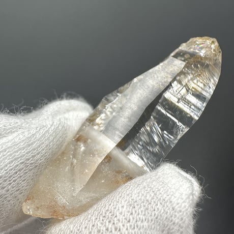 【ガネッシュヒマール産】リモナイトイン天然ヒマラヤ水晶ペンダントトップ/GaneshHimal Limonite in Natural Pendant Top