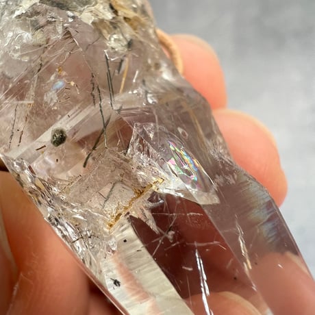 【ガネッシュヒマール産】天然ヒマラヤ水晶ペンダント⑥/GaneshHimal Natural Himalayan Quartz Pendant