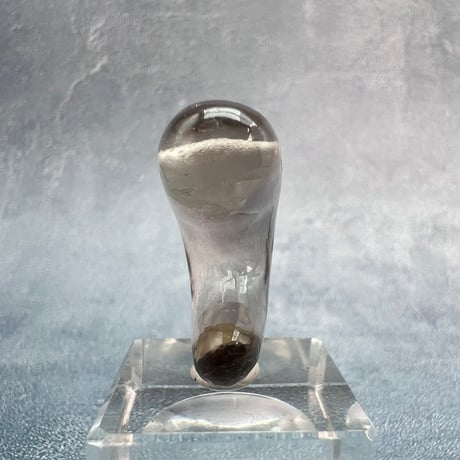 【ガウリシャンカール産】天然ヒマラヤスモーキークォーツ"手磨き加工"勾玉ビーズ③/Gaurishankar Himalayan Smoky Quartz Magatama Beads