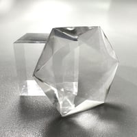【ガネッシュヒマール】天然ヒマラヤ水晶  "ヘキサゴン六芒星" ルース⑧/Ganesh Himal Himalayan Quartz Hexagon×Hexagram Loose