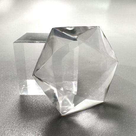 【ガネッシュヒマール】天然ヒマラヤ水晶  "ヘキサゴン六芒星" ルース⑧/Ganesh Himal Himalayan Quartz Hexagon×Hexagram Loose