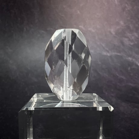 【カイラス産】天然ヒマラヤ水晶多面カットビーズ⑥/Kailash Himalayan Quartz Multi Cut Beads