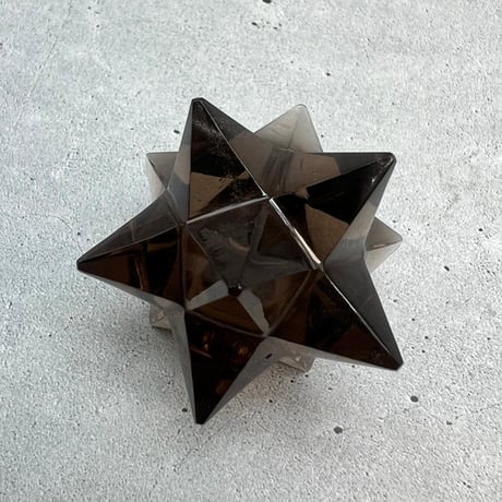 【ガウリシャンカール産】天然ヒマラヤスモーキークォーツアステロイド/Gaurishankar HimalayanSmoky Quartz "Asteroid"Super Markaba Star