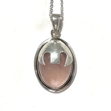 マダガスカル産ローズクォーツペンダントトップ2️⃣ (シルバー925)/Rosequartz Pendant Top