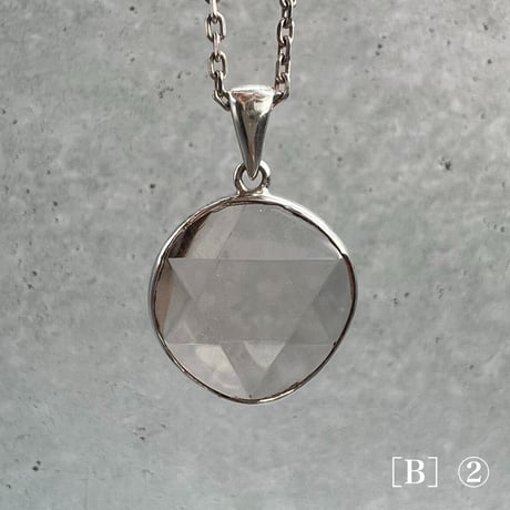 【ガウリシャンカール産】スモーキークォーツ"六芒星" シルバー925 ペンダントトップ［B］/Gaurishankar Smorky Quartz Hexagram Silver925 Pendant