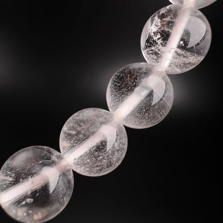 【アンナプルナ産】"手磨き加工"天然ヒマラヤ水晶ブレスレット︎①10mm内径18cm/ Annapurna Himalayan Quartz Bracelet