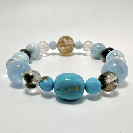 【デザインブレスレット】ミックスビーズ オリジナルブレスレット/ Mix Beads Original Design  Bracelet