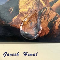 【ガネッシュヒマール産】天然ヒマラヤ水晶しずく型ルース / Ganesh Himal Himalayan Quartz Drop Loose